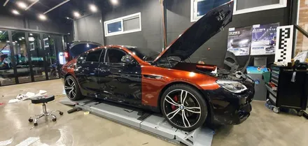 [창원]BMW M6 슈프림레드 TECK WRAP 전체랩핑 색을 입히다!