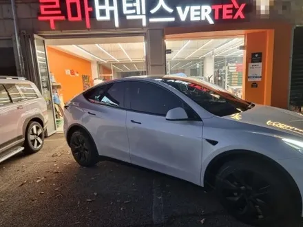 남양주 로얄시리즈 시공점 테슬라 모델Y 101 비 반사 전체 재시공. / 경기 남양주