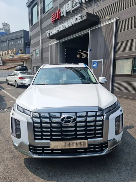 [현대 팰리세이드 신차패키지 진행은 남양주 루마버텍스에서]              팰리세이드 크리미 화이트 펄 신차검수진행(구리,남양주 다산동,신차패키지) / 경기 남양주