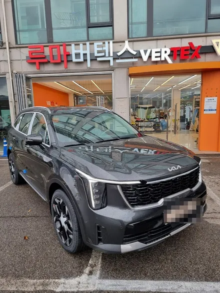 쏘렌토 신차패키지 작업전 신차검수 남양주 루마버텍스 진접점으로 / 경기 남양주