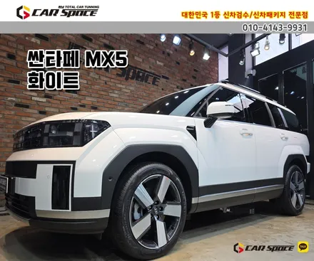 싼타페 하남 신차패키지 버텍스900 50% 30% 썬팅 농도 비교 / 하남시 망월동