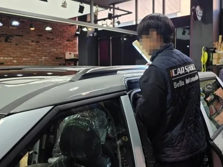 고덕 썬팅 카니발 버텍스 1100 900 농도 비교 / 하남시 망월동