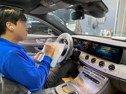[벤츠E350 남양주 썬팅] 신차검수+버텍스900, 파노라마썬루프까지 완벽시공 / 하남시 망월동