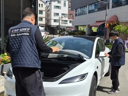 별내 신차패키지 모델3 루마 버텍스 썬팅 유리발수코팅 / 하남시 망월동