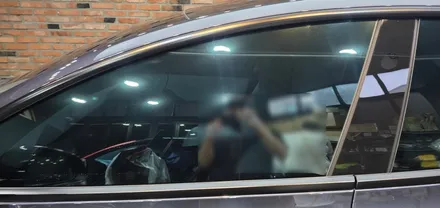 하남 썬팅 모델3 티나인 V100 15 썬루프까지 시공 / 하남시 망월동
