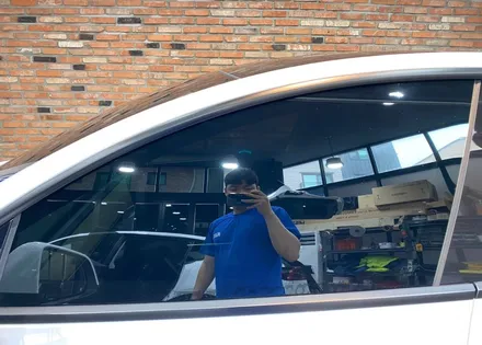 [모델Y 별내 썬팅] 티나인R70+유리막코팅+하이패스AP560 / 하남시 망월동