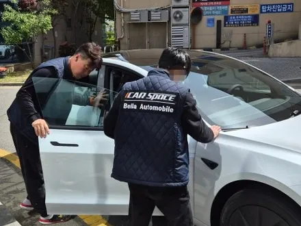 별내 신차패키지 모델3 루마 버텍스 썬팅 유리발수코팅 / 하남시 망월동