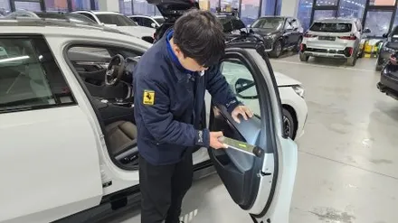 [BMW 530I 별내 썬팅] 레인보우I90 / 유리막코팅 / 케어셀12A / 하남시 망월동