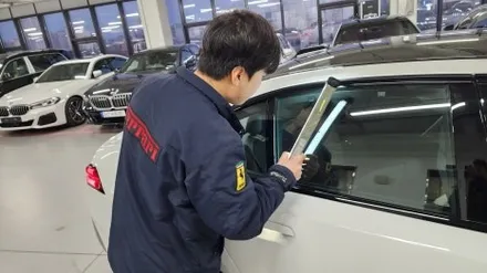 [BMW 530I 별내 썬팅] 레인보우I90 / 유리막코팅 / 케어셀12A / 하남시 망월동