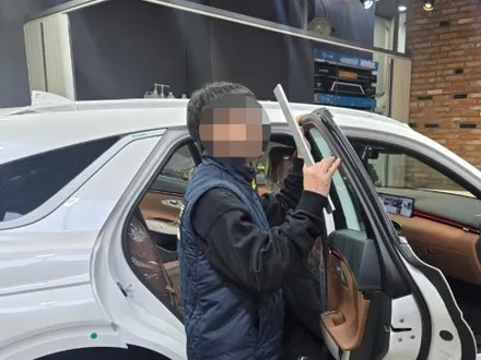 하남 썬팅 GV70 브이쿨K 28 5 농도 차이 확인 / 하남시 망월동