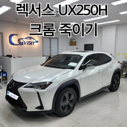 렉서스 UX250 랩핑 크롬딜리트 랩핑 시공기 / 하남 감일동