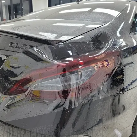 벤츠 CLS63 amg 올블랙의 완성은 스모그필름 크롬죽이기 시공으로 / 하남 감일동