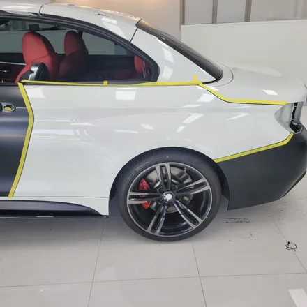bmw 430i 컨버터블 사틴블랙 전체랩핑 시공기 / 하남