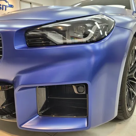 BMW 뉴 M2 프로즌 포티마오 블루 에디션 전체 무광 PPF 시공 / 하남 감일동