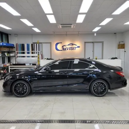 벤츠 CLS63 amg 올블랙의 완성은 스모그필름 크롬죽이기 시공으로 / 하남 감일동
