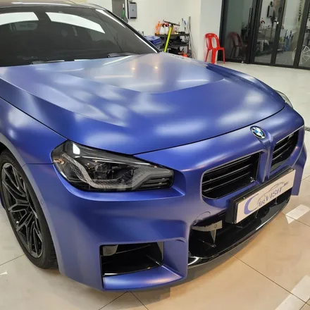 BMW 뉴 M2 프로즌 포티마오 블루 에디션 전체 무광 PPF 시공 / 하남 감일동