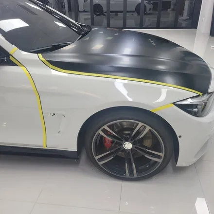 bmw 430i 컨버터블 사틴블랙 전체랩핑 시공기 / 하남
