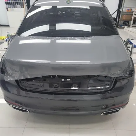 [송파구랩핑] 랩핑 인기색상 락그레이 BMW7 전체랩핑 / 하남