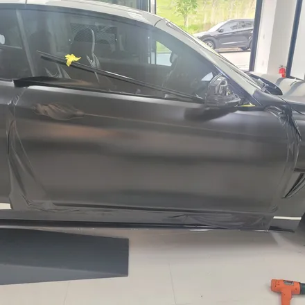 bmw 430i 컨버터블 사틴블랙 전체랩핑 시공기 / 하남