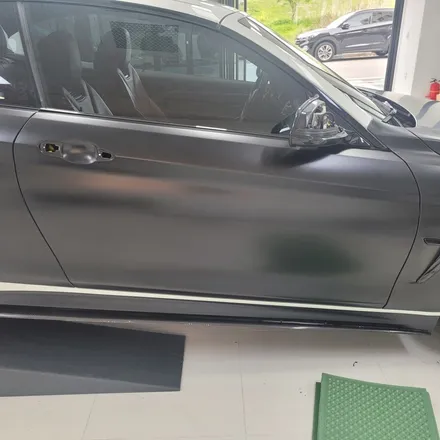bmw 430i 컨버터블 사틴블랙 전체랩핑 시공기 / 하남