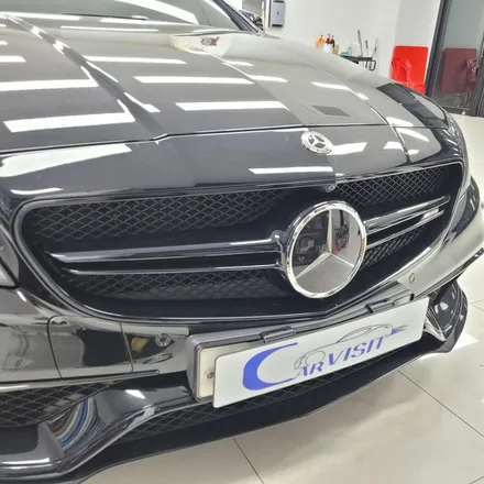 벤츠 CLS63 amg 올블랙의 완성은 스모그필름 크롬죽이기 시공으로 / 하남 감일동