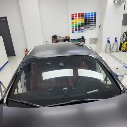 bmw 430i 컨버터블 사틴블랙 전체랩핑 시공기 / 하남