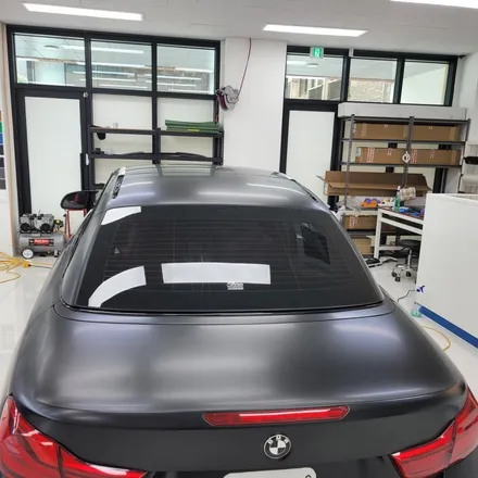 bmw 430i 컨버터블 사틴블랙 전체랩핑 시공기 / 하남