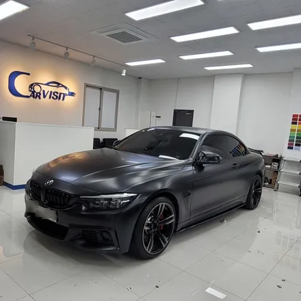 bmw 430i 컨버터블 사틴블랙 전체랩핑 시공기 / 하남