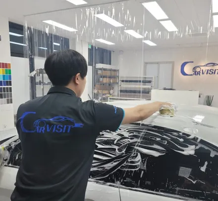 bmw 430i 컨버터블 사틴블랙 전체랩핑 시공기 / 하남
