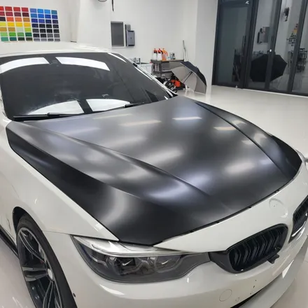bmw 430i 컨버터블 사틴블랙 전체랩핑 시공기 / 하남