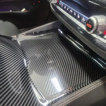 실내 카본 랩핑 실외 크롬 죽이기로 고급스럽고 스포티 해진 BMW 530e / 하남 감일동