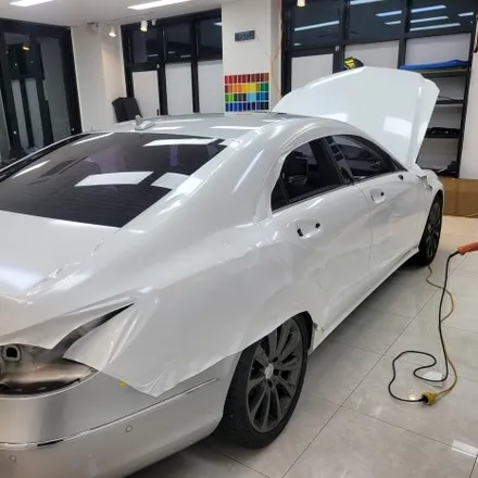 벤츠 cls 250 그릴 교체 & 전체 랩핑으로 리프레시 / 하남 감일동