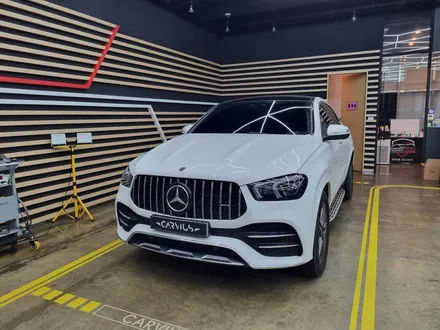 벤츠 SUV GLE350e 빨간색 레드 컬러 안전벨트 교체 시공 / 수원 영통구