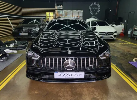 벤츠 GT43 AMG  잠자리핸들 시공 / 수원 영통구