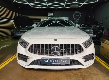 벤츠 CLS450 컬러 안전벨트 시공[레드벨트, 안전벨트교체] -차량내부에 컬러포인트 만들기 / 수원 영통구