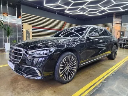 벤츠 S450 액티브 앰비언트 & 4d 부메스터 전동 트위터 시공 [S클래스 튜닝, 실내 무드등] / 수원 영통구