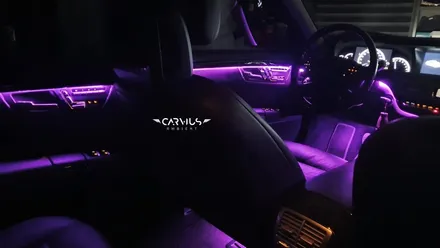 S400 벤츠 엠비언트 무드등, rgb 풋등으로 자동차 실내 꾸미기 / 수원 영통구