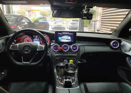 벤츠 C43 AMG 송풍구 엠비언트 라이트 시공 / 수원 영통구