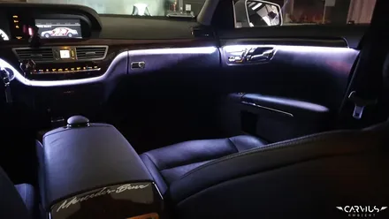 벤츠 S500 Ambient 엠비언트 라이트 무드등 튜닝! 인천 오산 평택 용인 카비우스 / 수원 영통구