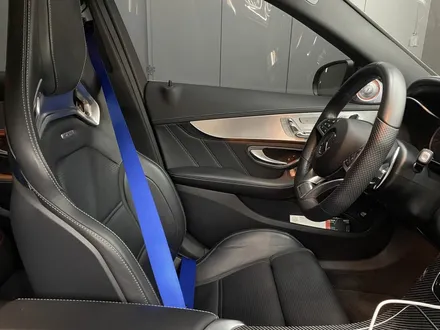 C63amg 컬러 안전벨트 교체로 내부 튜닝 완성 (블루 파란색) / 수원 영통구