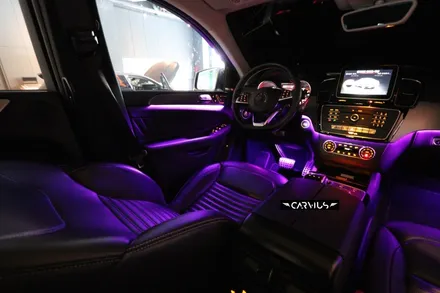 W166 엠비언트 GLE 350d 실내 무드등 순정 연동 12컬러 광량업 / 수원 영통구