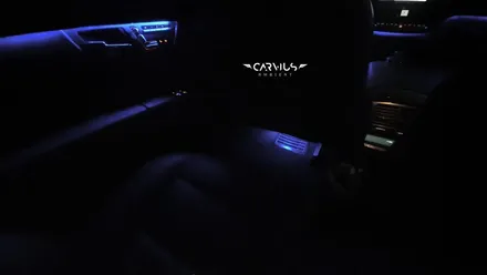 S400 벤츠 엠비언트 무드등, rgb 풋등으로 자동차 실내 꾸미기 / 수원 영통구