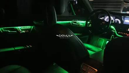 S400 벤츠 엠비언트 무드등, rgb 풋등으로 자동차 실내 꾸미기 / 수원 영통구
