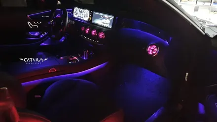 벤츠 S63 amg W222 쿠페 송풍구 엠비언트라이트 실내 튜닝 / 수원 영통구