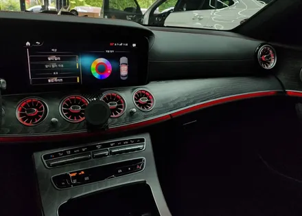 벤츠 E53 송풍구엠비언트 라이트 작업 - 실내 인테리어 튜닝 / 수원 영통구