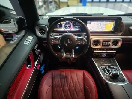 벤츠 G63 AMG 컬러 안전벨트 교체, 송풍구 앰비언트 라이트 시공 (지바겐 실내 분위기 바꾸기, 무드 등, 포인트 주기) / 수원 영통구
