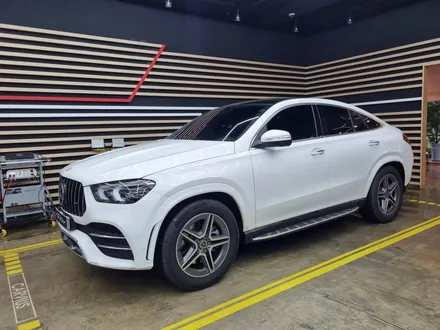 벤츠 SUV GLE350e 빨간색 레드 컬러 안전벨트 교체 시공 / 수원 영통구