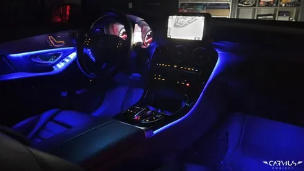 벤츠 엠비언트라이트, 악세사리가 필요없는 벤츠 GLC250d 무드등 튜닝! 천안/대전 / 수원 영통구