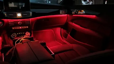 벤츠 CLS400d 엠비언트라이트 실내무드등 순정개조! 아크릴이 옳다규~ / 수원 영통구