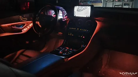 벤츠 엠비언트라이트, 악세사리가 필요없는 벤츠 GLC250d 무드등 튜닝! 천안/대전 / 수원 영통구